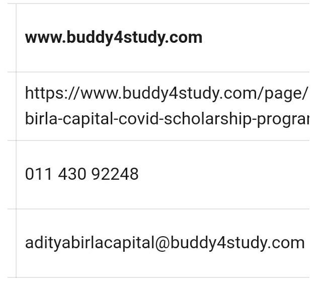 Capital Covid Scholarship