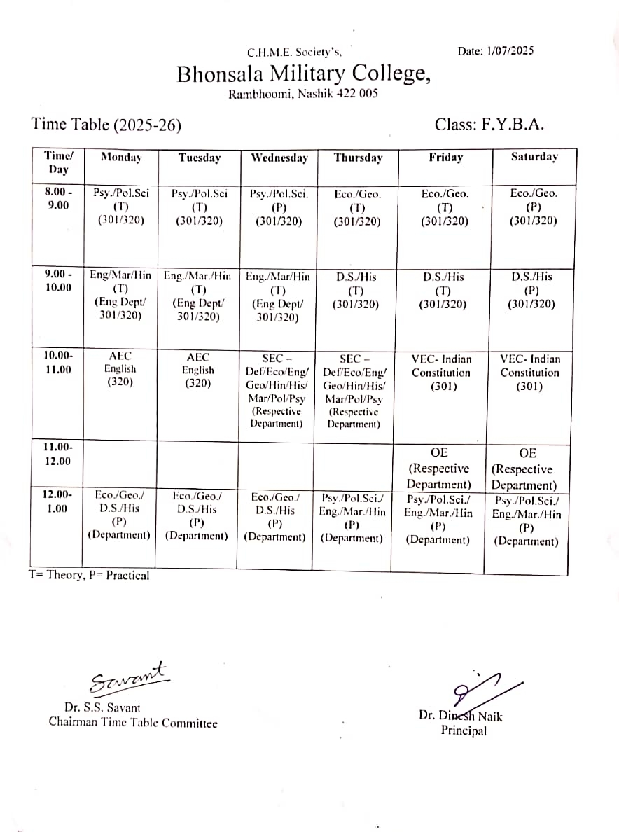 TIMETABLE-BA